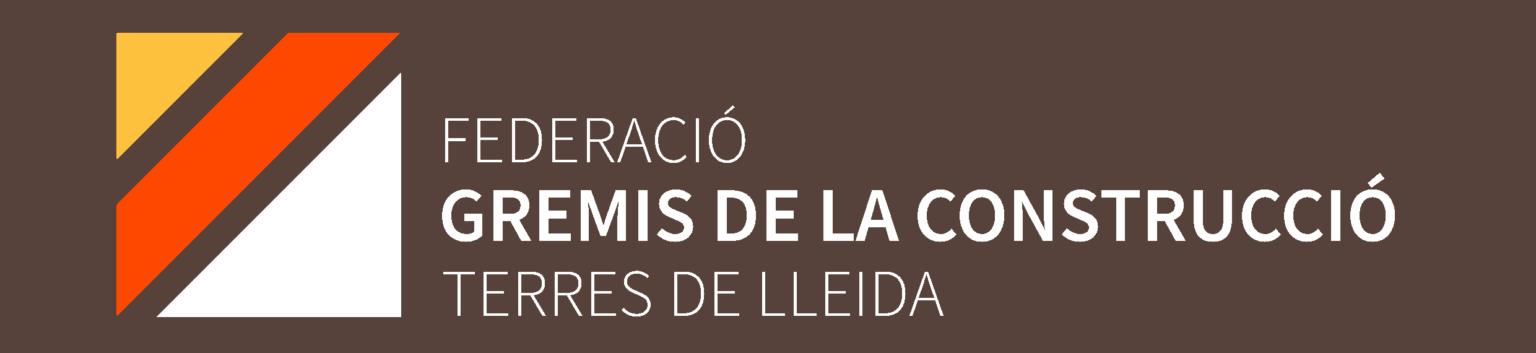 Lleida-El logotip de la FGC amb fons marró